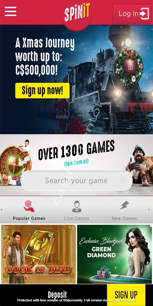 Homepage Mobile