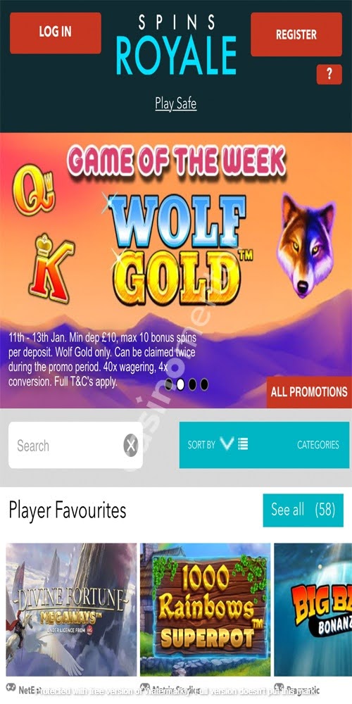 Homepage Mobile