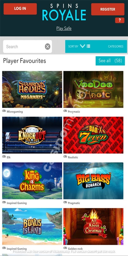 Player Favourites Mobile