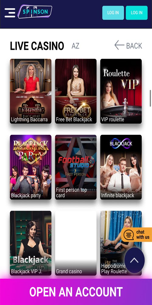 Live Casino Mobile