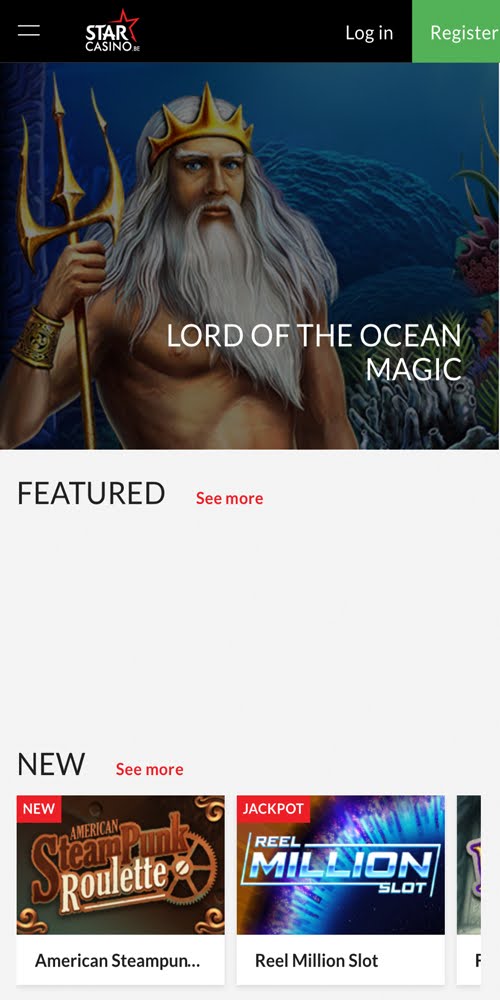 Homepage Mobile