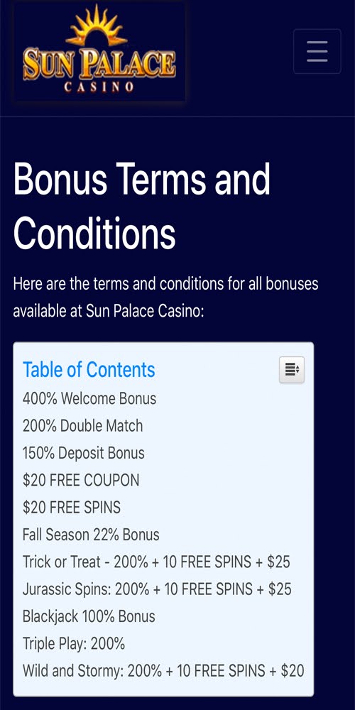 Bonus Terms