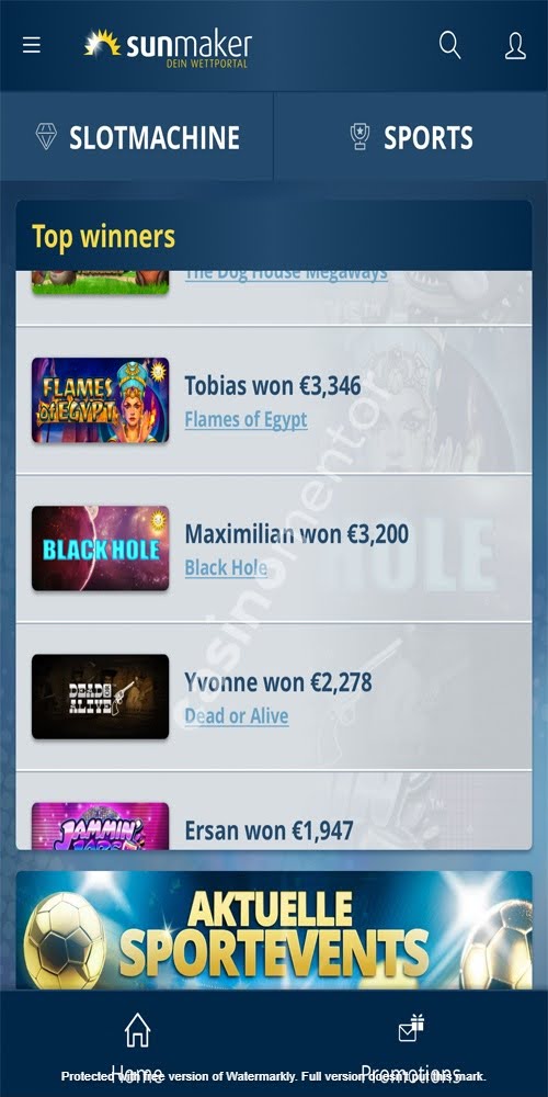 Homepage Mobile