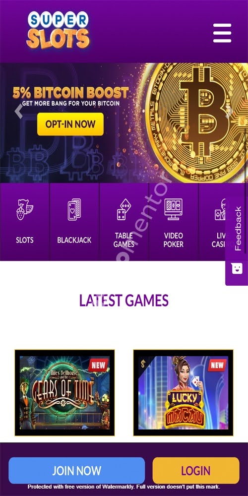 Super Casino Mobile