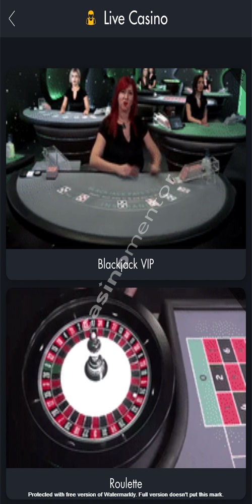 Live Casino Mobile
