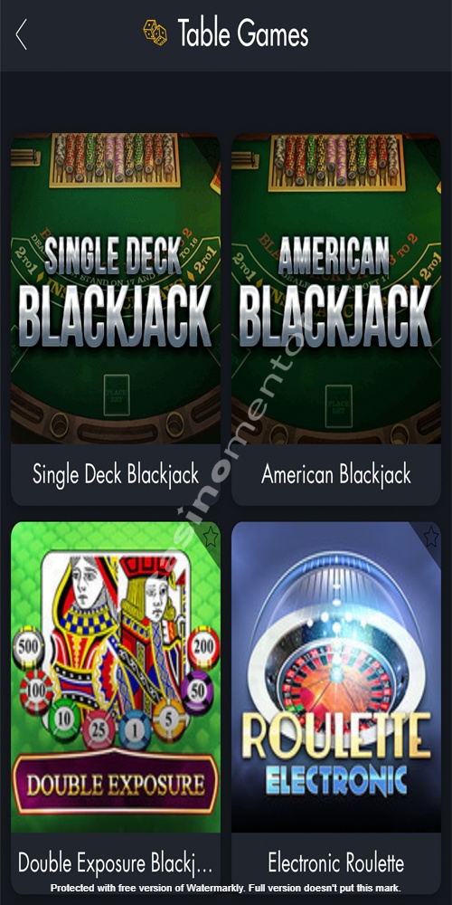 Table Games Mobile