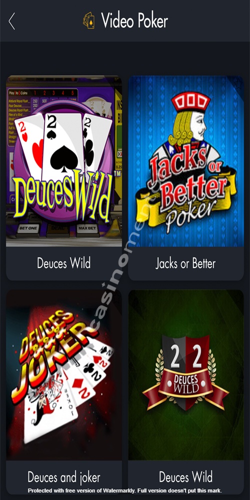 Video Poker Mobile