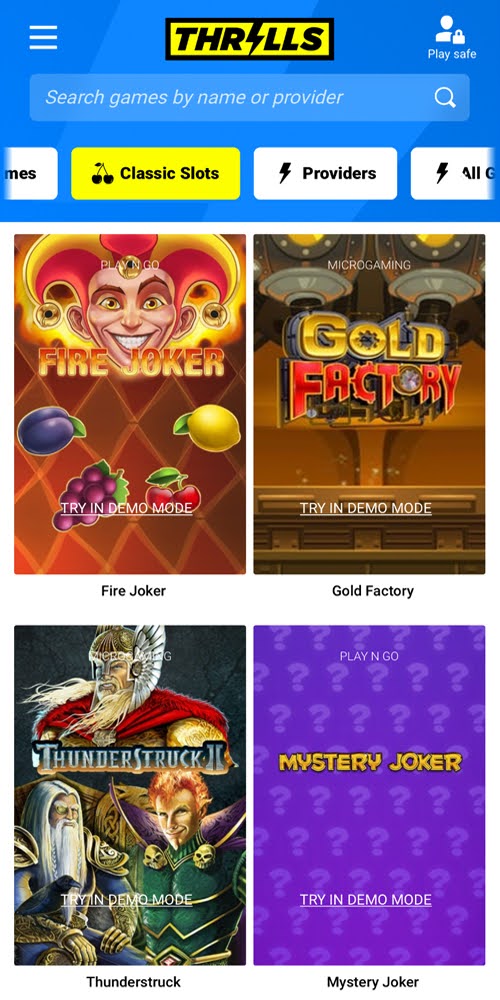 Classic Slots Mobile