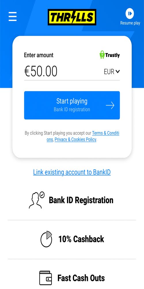 Homepage Mobile