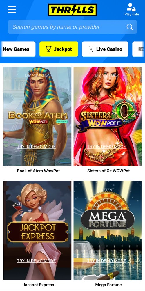 Jackpots Mobile