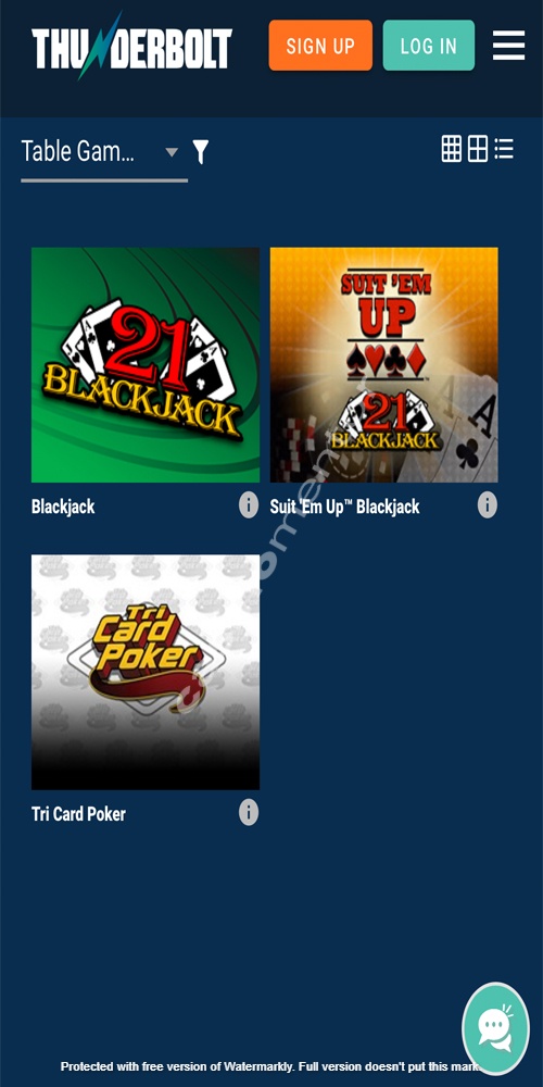 Table Games Mobile