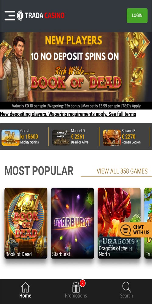 Homepage Mobile
