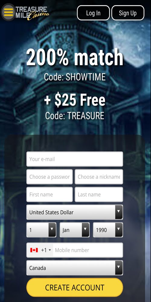 Homepage Mobile