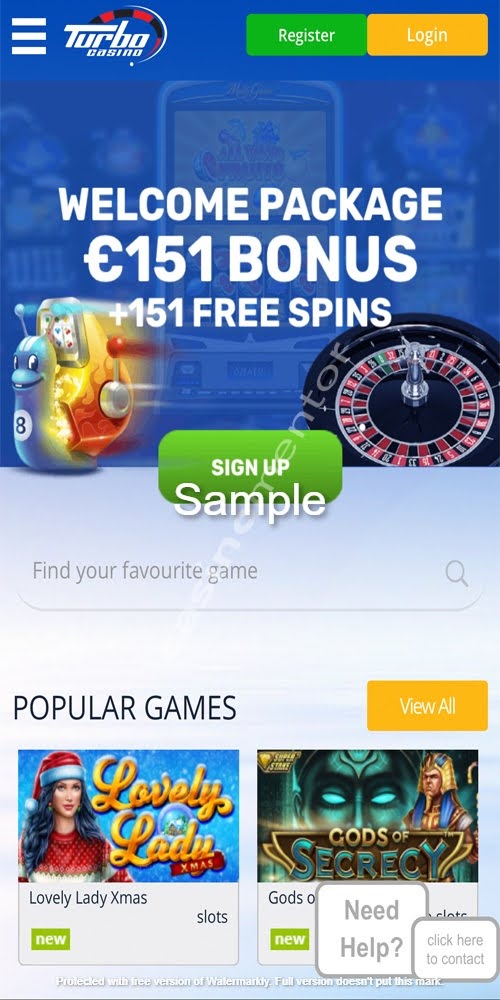 Homepage Mobile