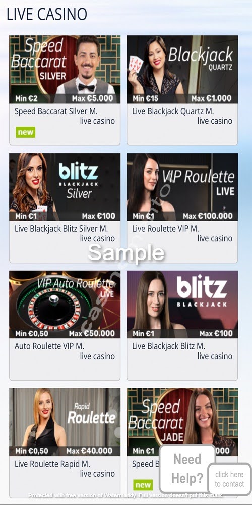 Live Casino Mobile