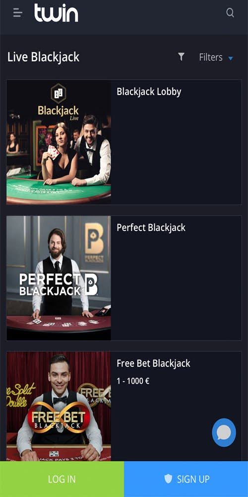 Live Blackjack Mobile