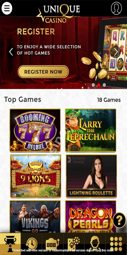 Homepage Mobile