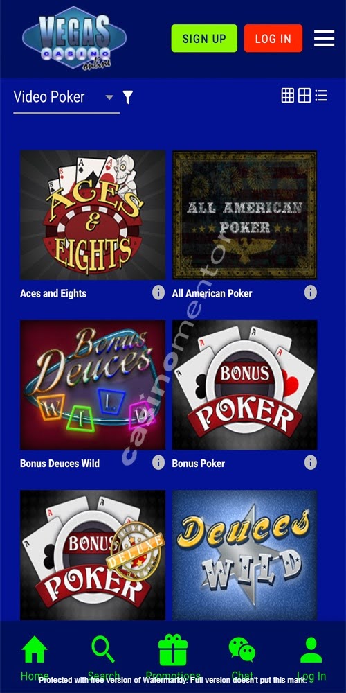 Video Poker Mobile