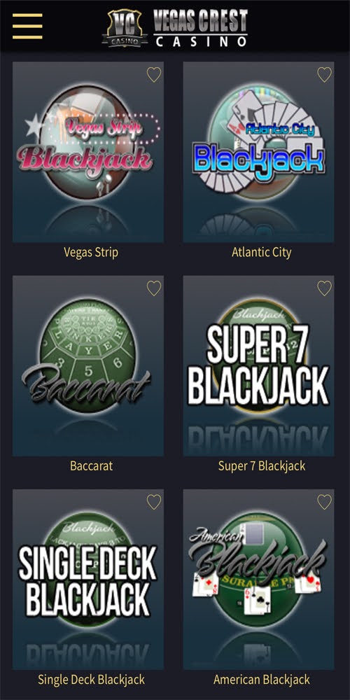 Vegas Crest Casino Review