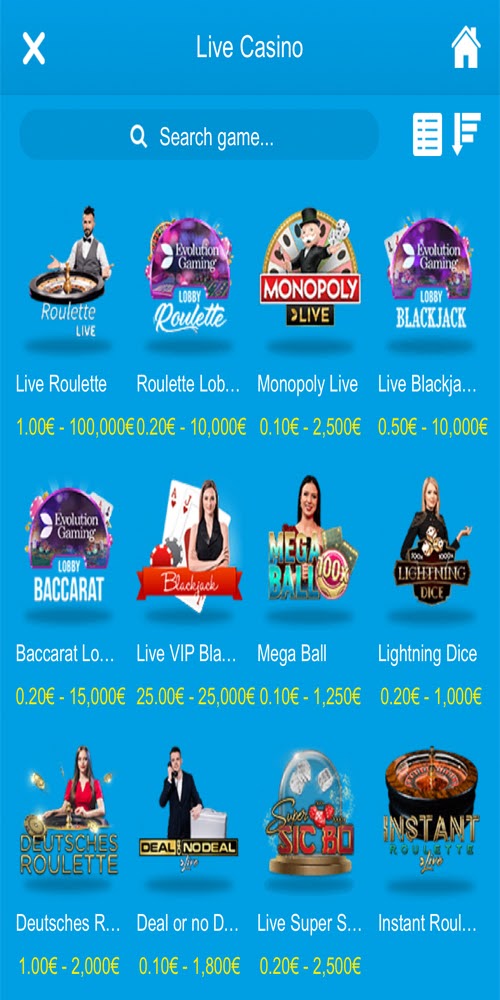 Live Casino Mobile