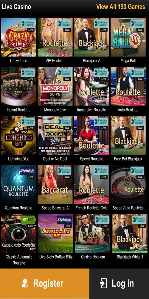 Live Casino Mobile
