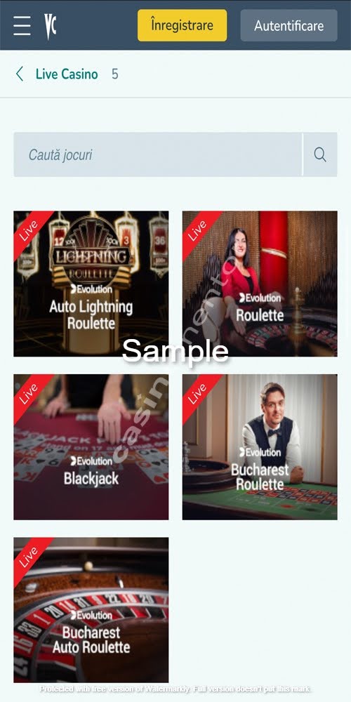 Live Casino Mobile