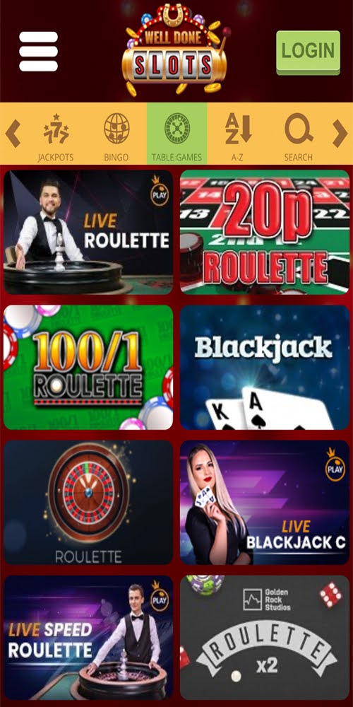 Table Games Mobile