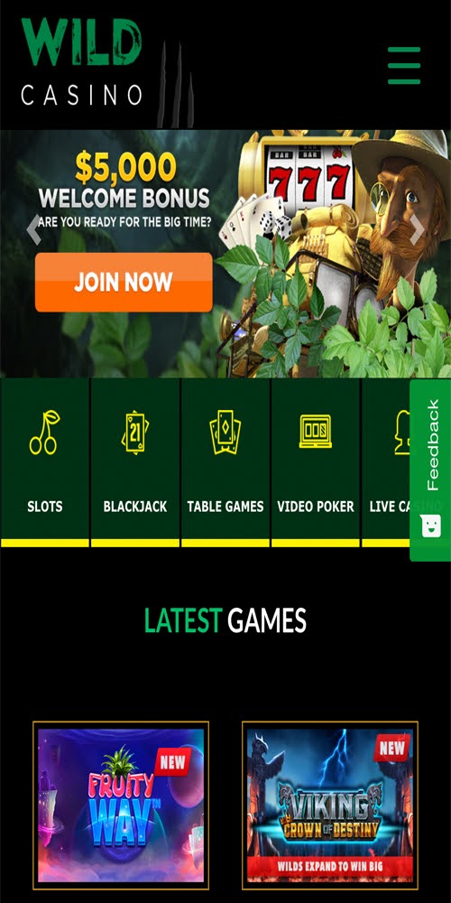 Homepage Mobile