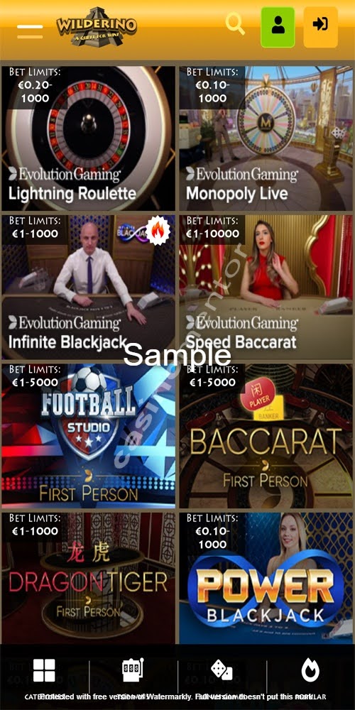 Live Casino Mobile
