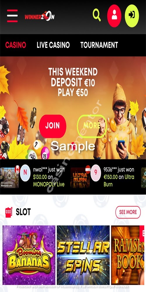 Homepage Mobile