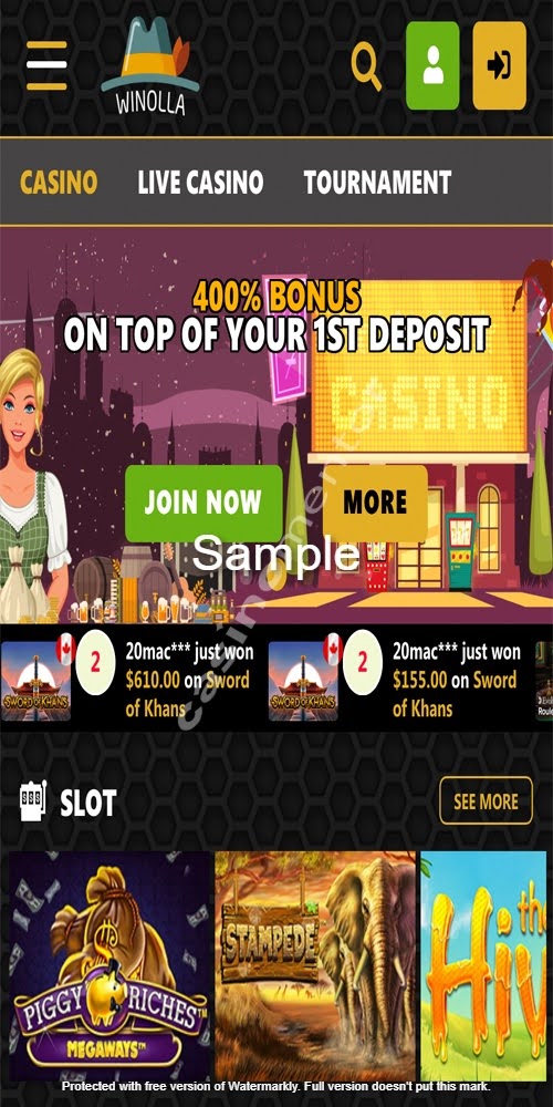 Homepage Mobile