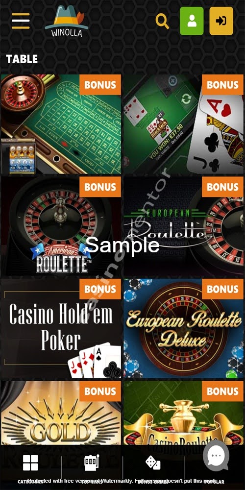 Table Games Mobile