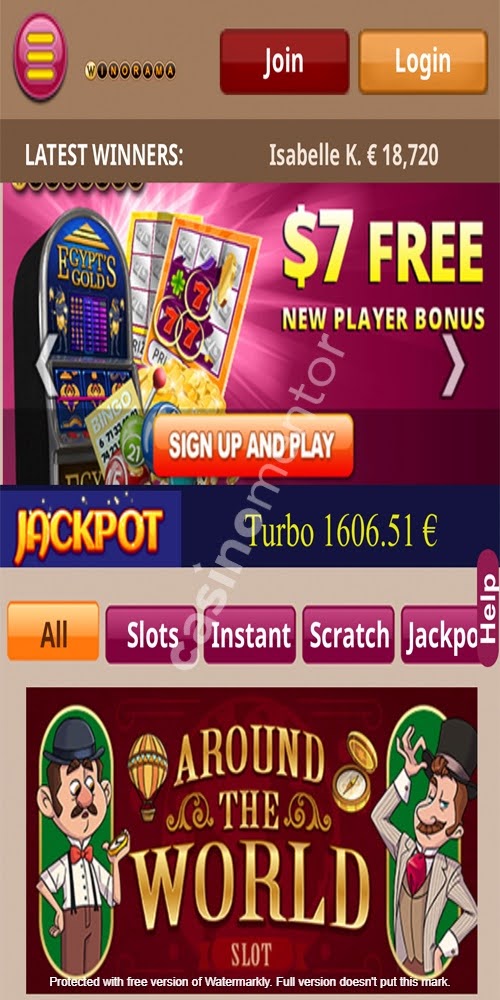 Homepage Mobile