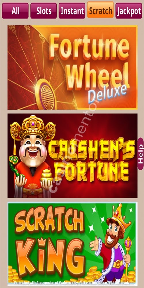 Scratch Cards Mobile