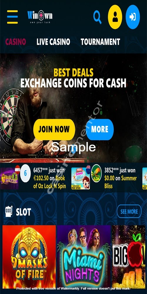 Homepage Mobile