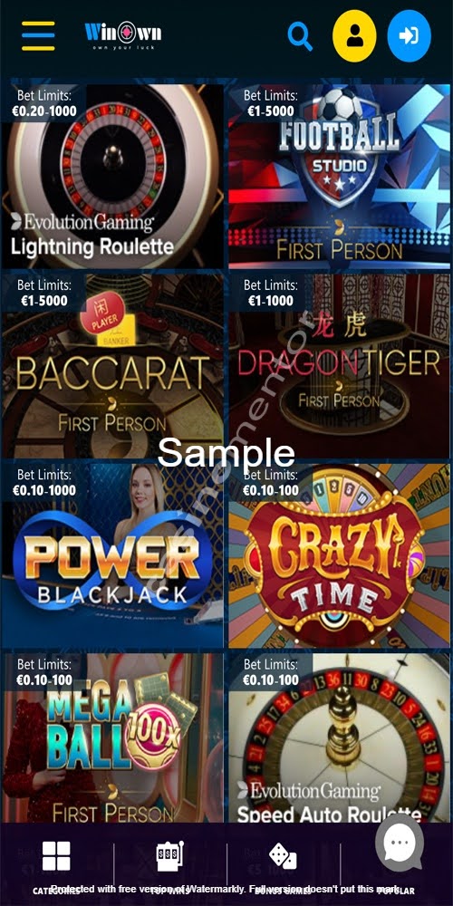 Live Casino Mobile