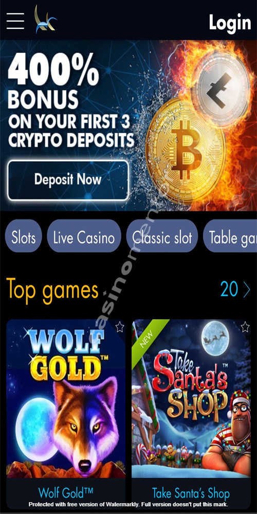 Homepage Mobile