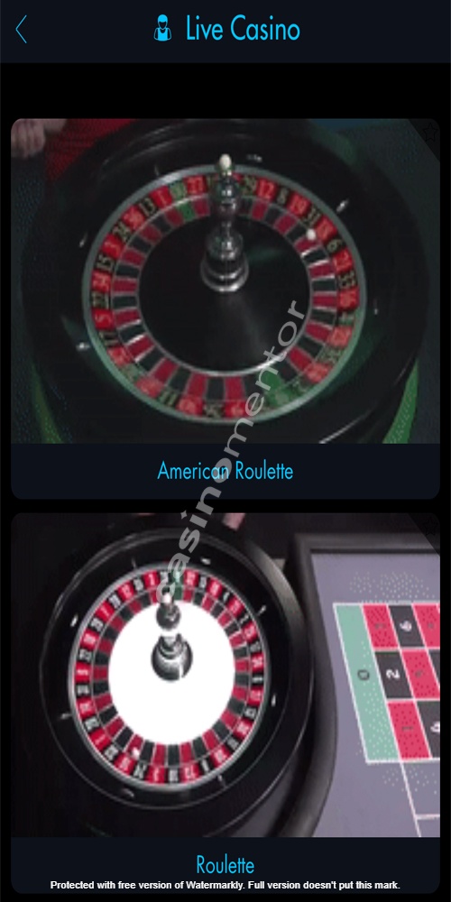 Live Casino Mobile
