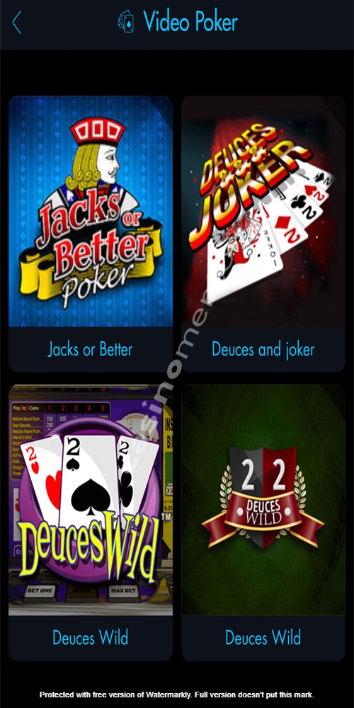 Video Poker Mobile