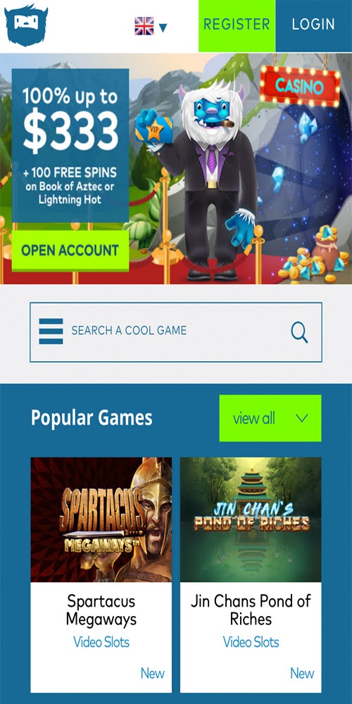 Homepage Mobile