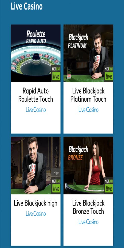 Live Casino Mobile