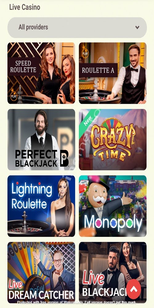 Live Casino Mobile